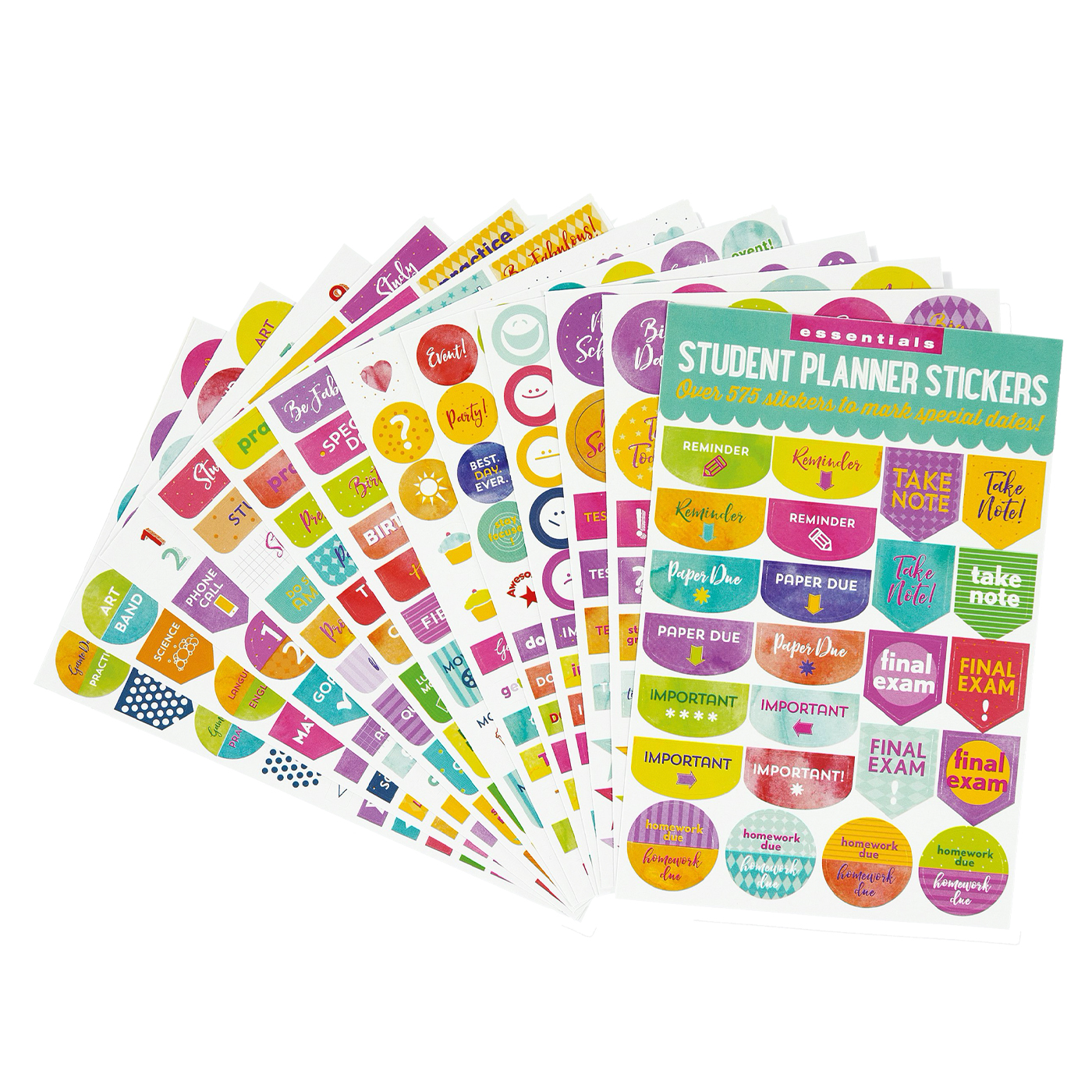 Avery® Student Planner Stickers Variety Pack, 30 Sticker Sheets, 1,452  Stickers Total (6784)